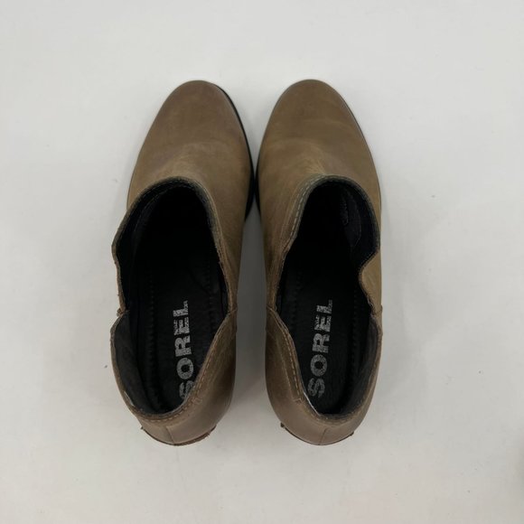 Sorel Green Leather Ankle Boots & Booties | Comfort and Style - Picture 4 of 10